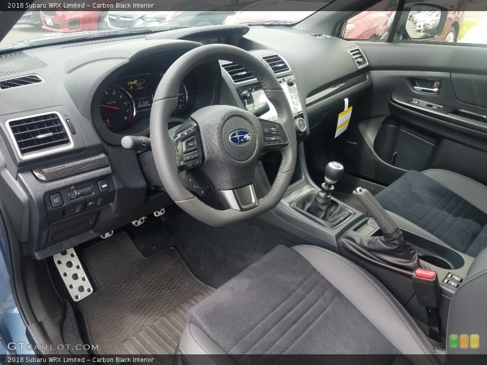 Carbon Black Interior Photo for the 2018 Subaru WRX Limited #128440507