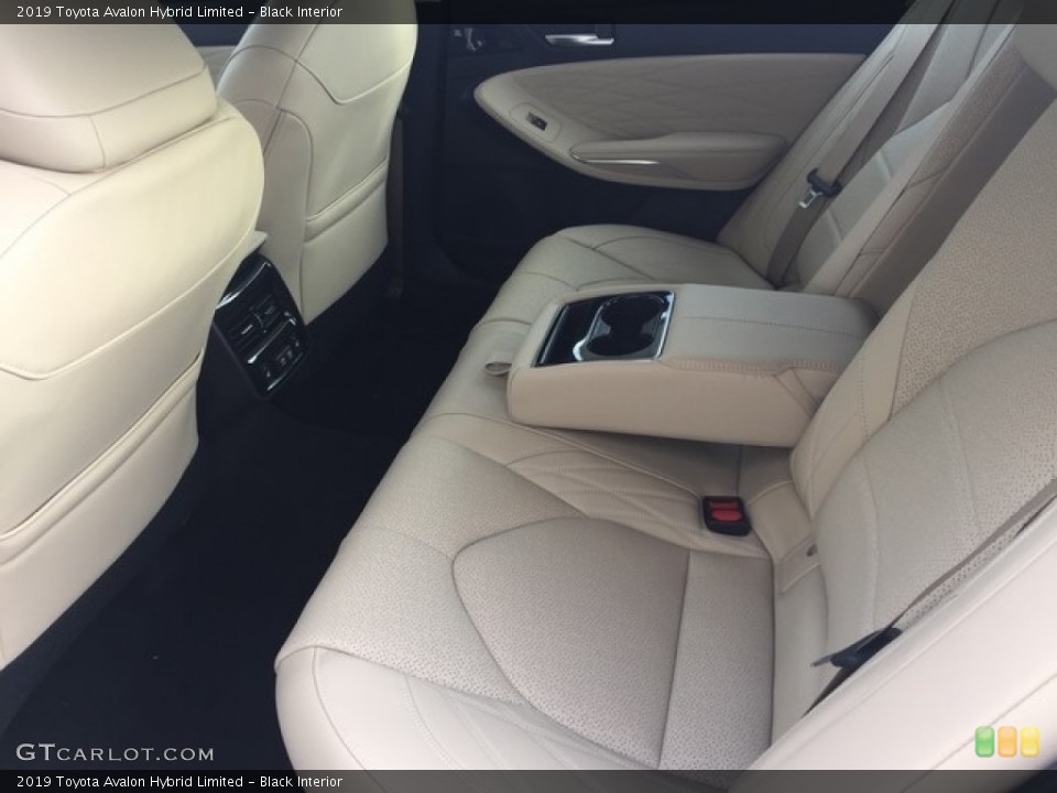 Black Interior Rear Seat for the 2019 Toyota Avalon Hybrid Limited #128453719
