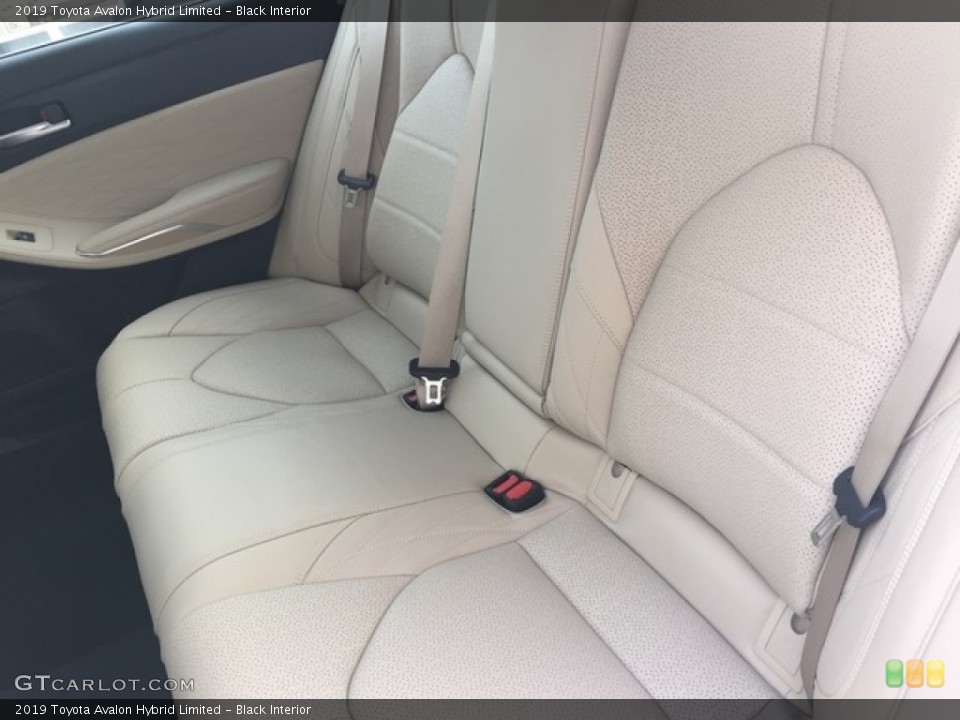 Black Interior Rear Seat for the 2019 Toyota Avalon Hybrid Limited #128453731
