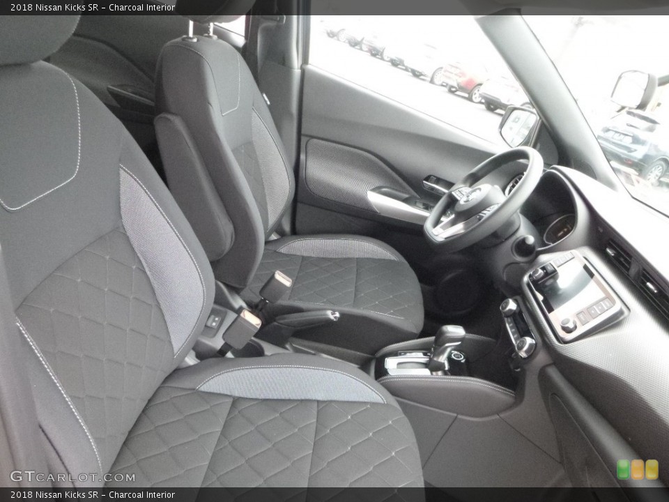 Charcoal Interior Front Seat for the 2018 Nissan Kicks SR #128457889