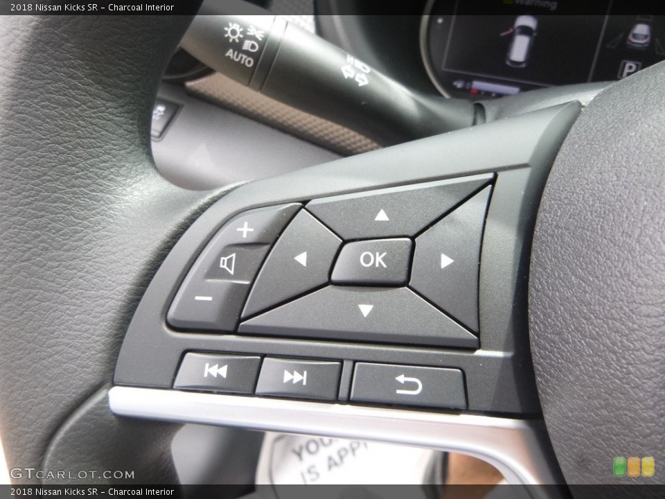 Charcoal Interior Controls for the 2018 Nissan Kicks SR #128457928