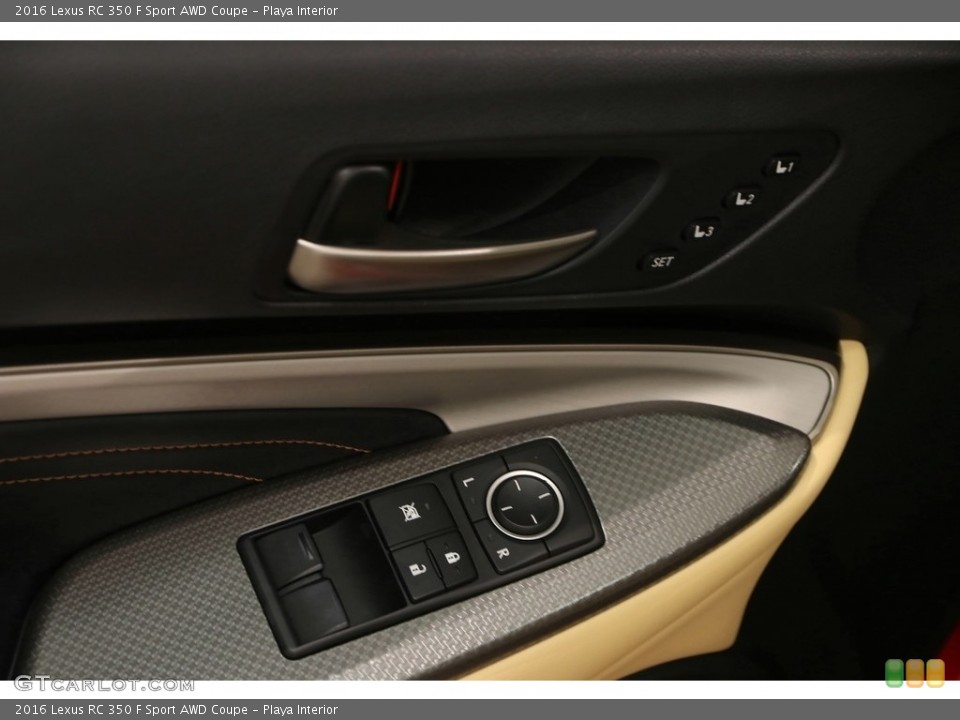 Playa Interior Controls for the 2016 Lexus RC 350 F Sport AWD Coupe #128459780