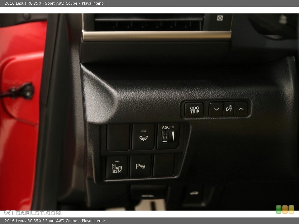 Playa Interior Controls for the 2016 Lexus RC 350 F Sport AWD Coupe #128459801