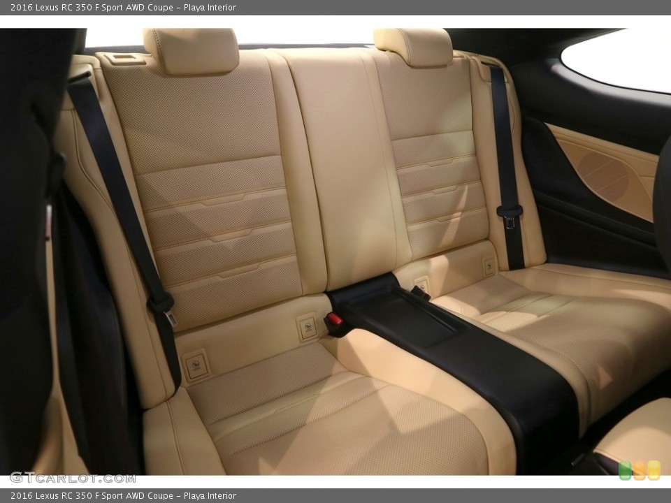 Playa Interior Rear Seat for the 2016 Lexus RC 350 F Sport AWD Coupe #128460278