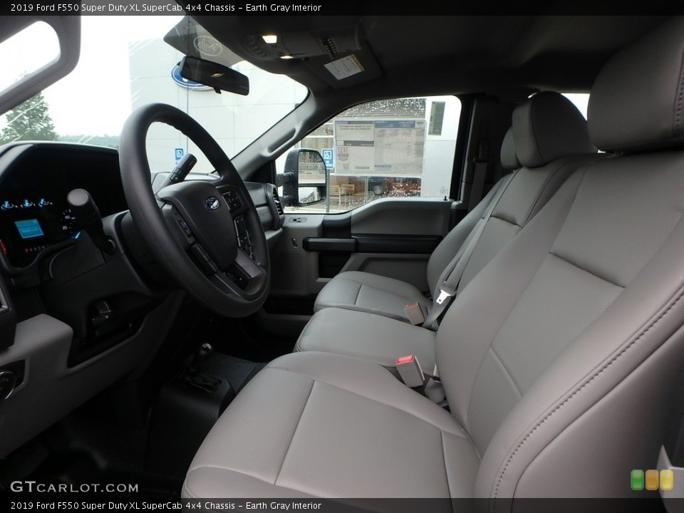 Earth Gray 2019 Ford F550 Super Duty Interiors