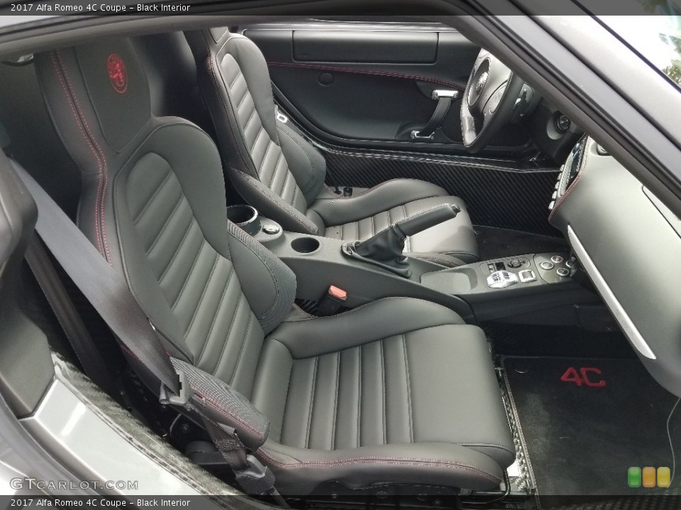 Black Interior Photo for the 2017 Alfa Romeo 4C Coupe #128484699