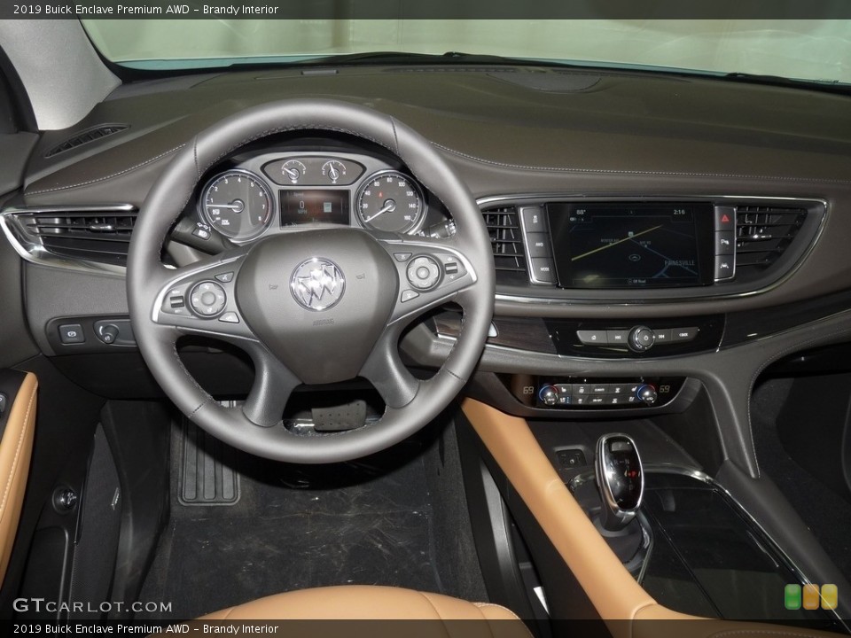 Brandy Interior Dashboard for the 2019 Buick Enclave Premium AWD #128484732