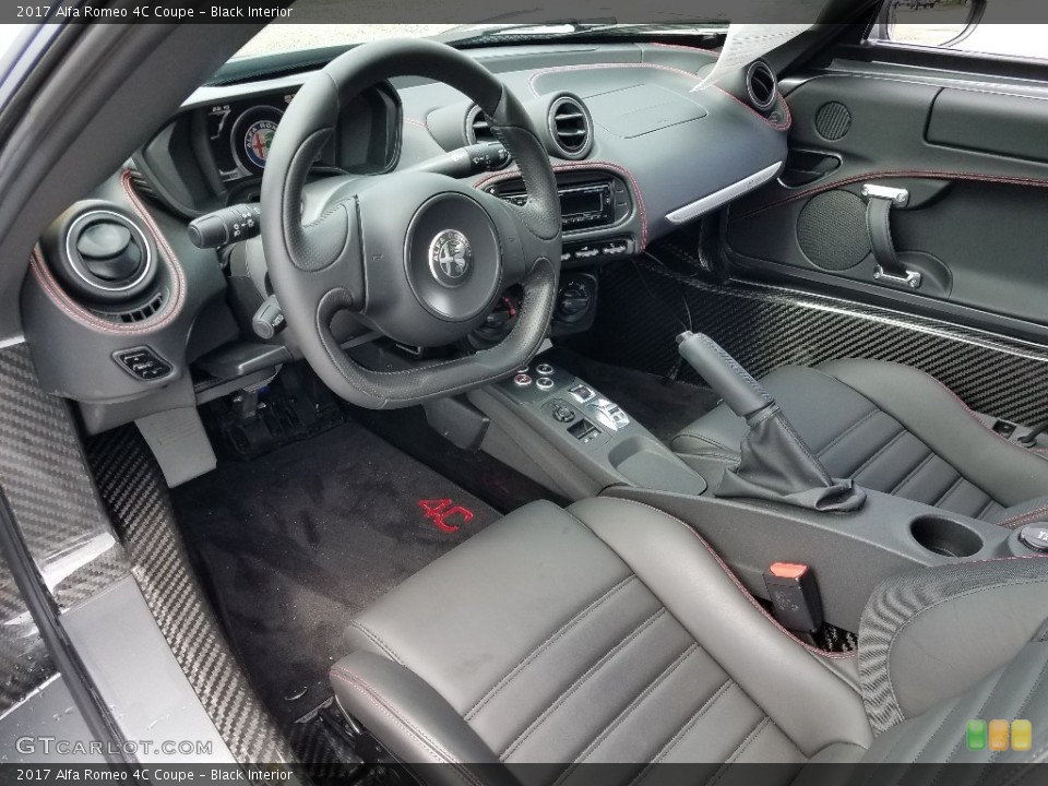 Black Interior Photo for the 2017 Alfa Romeo 4C Coupe #128484790