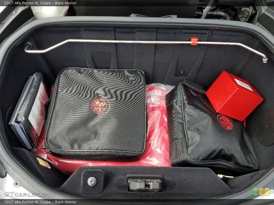Black Interior Trunk for the 2017 Alfa Romeo 4C Coupe #128485029