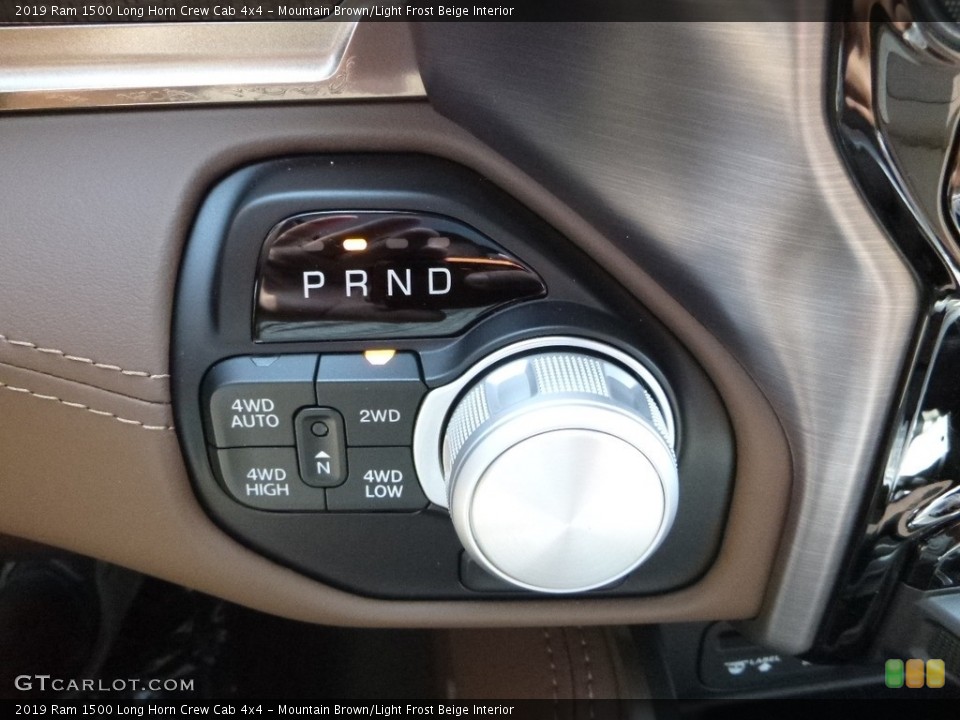 Mountain Brown/Light Frost Beige Interior Transmission for the 2019 Ram 1500 Long Horn Crew Cab 4x4 #128488401