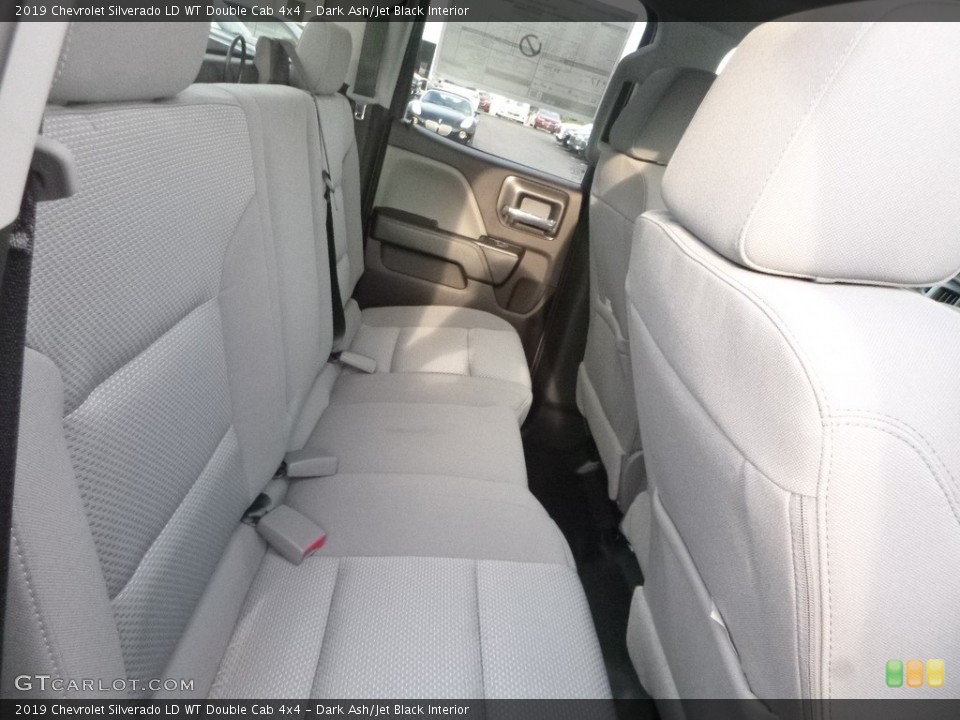 Dark Ash/Jet Black Interior Rear Seat for the 2019 Chevrolet Silverado LD WT Double Cab 4x4 #128492976
