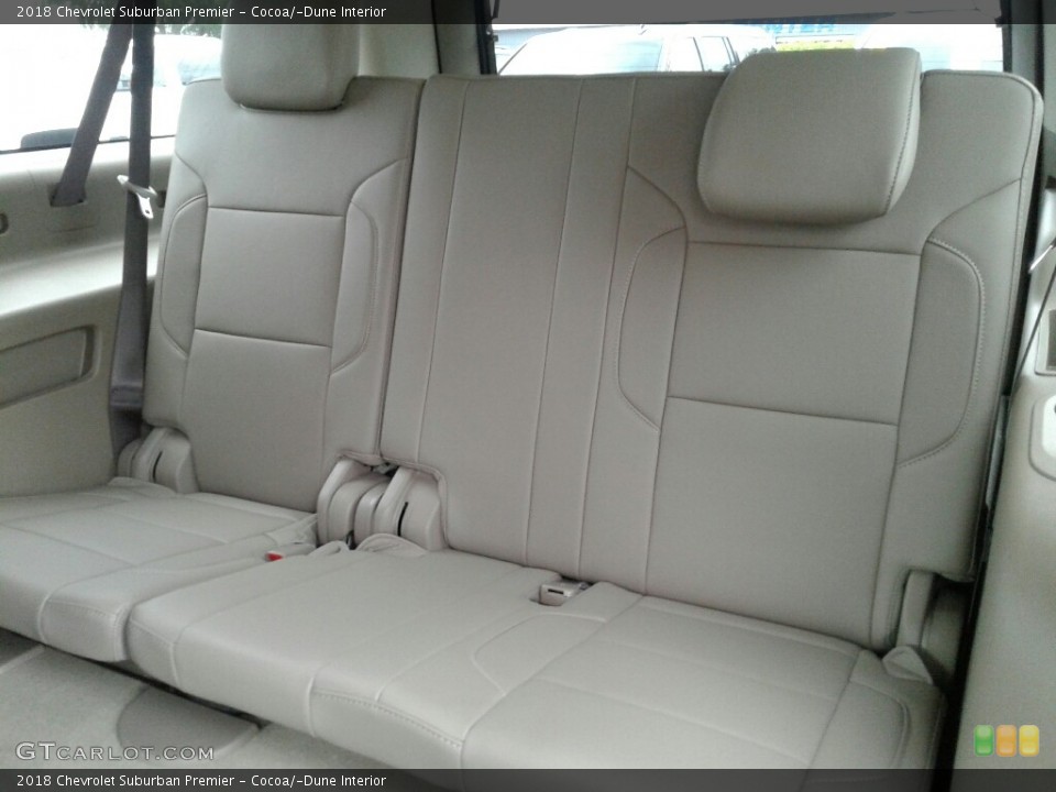 Cocoa/­Dune Interior Rear Seat for the 2018 Chevrolet Suburban Premier #128501712