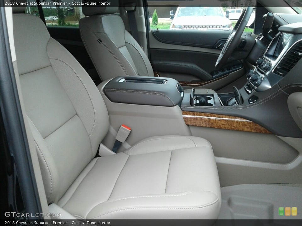 Cocoa/­Dune Interior Front Seat for the 2018 Chevrolet Suburban Premier #128501737