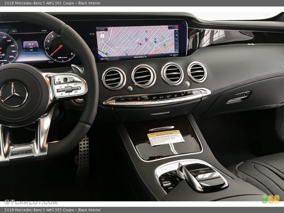 Black Interior Controls for the 2018 Mercedes-Benz S AMG S63 Coupe #128530976