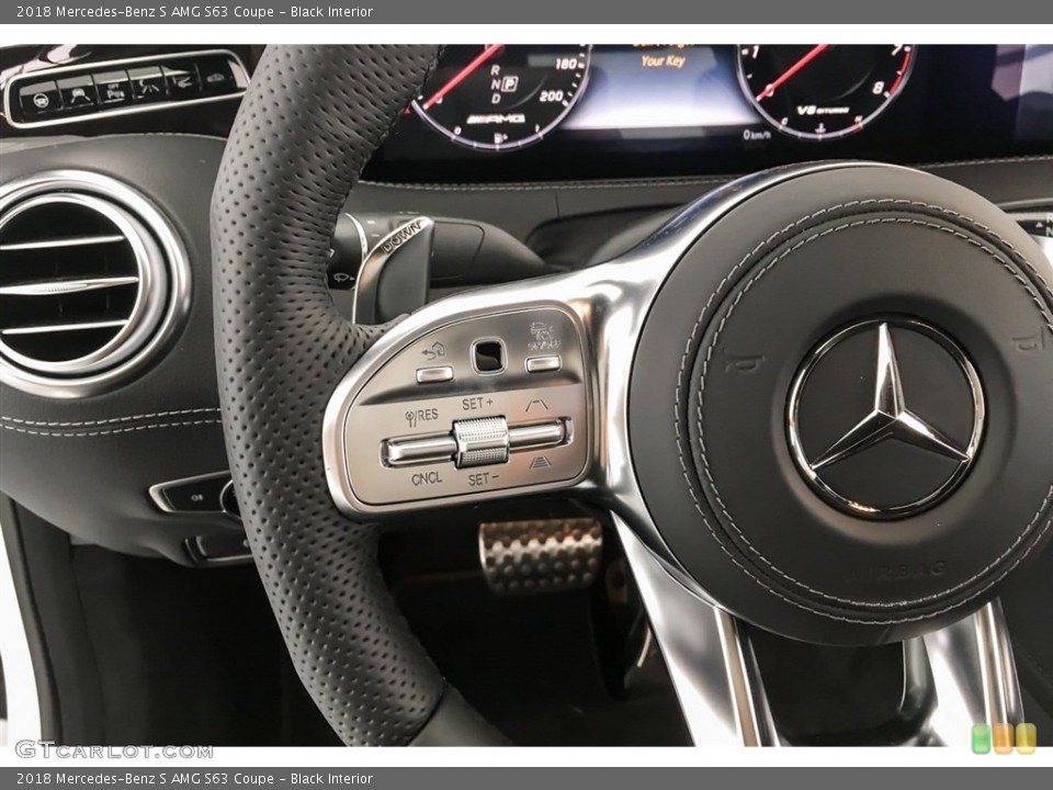 Black Interior Controls for the 2018 Mercedes-Benz S AMG S63 Coupe #128531243