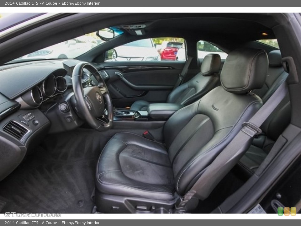 Ebony/Ebony Interior Photo for the 2014 Cadillac CTS -V Coupe #128533304