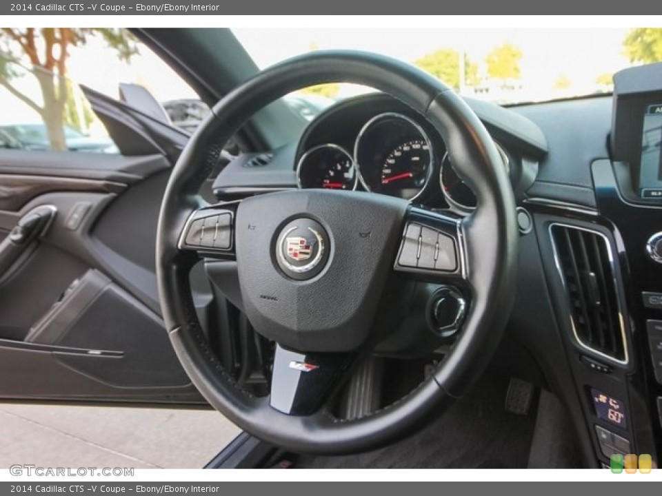 Ebony/Ebony Interior Steering Wheel for the 2014 Cadillac CTS -V Coupe #128533373