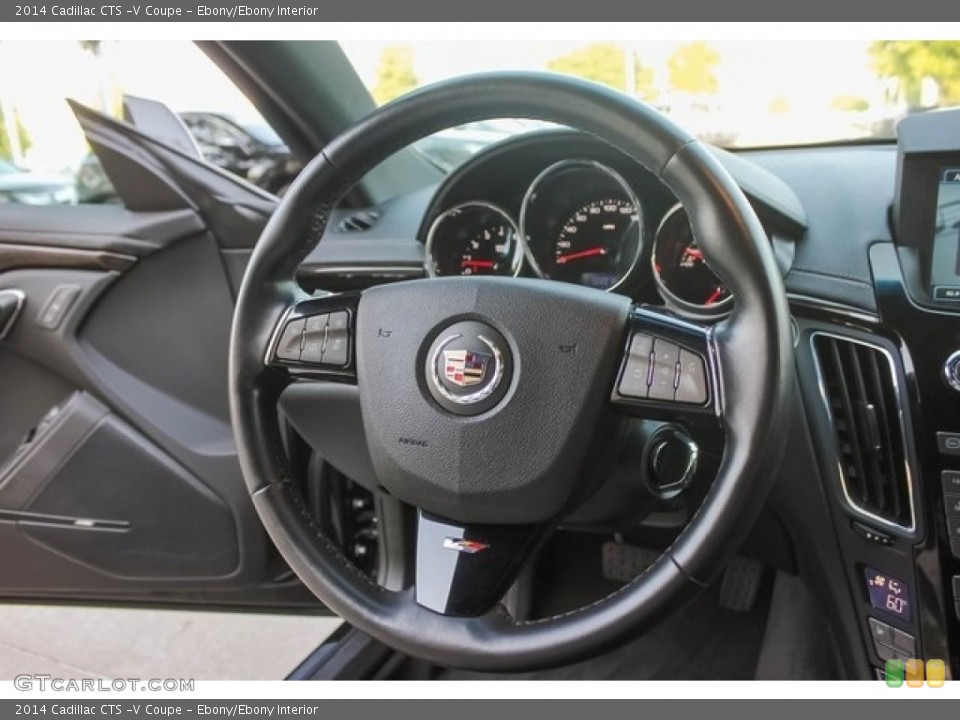 Ebony/Ebony Interior Steering Wheel for the 2014 Cadillac CTS -V Coupe #128533379