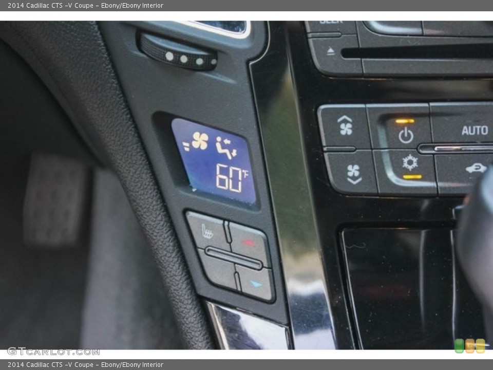 Ebony/Ebony Interior Controls for the 2014 Cadillac CTS -V Coupe #128533415