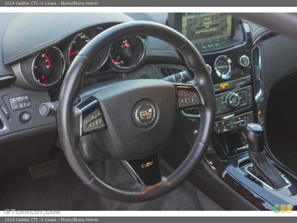 Ebony/Ebony Interior Steering Wheel for the 2014 Cadillac CTS -V Coupe #128533478