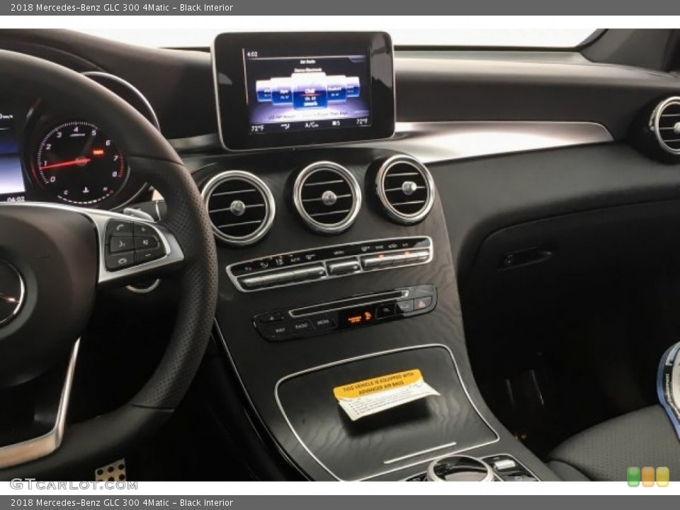 Black Interior Controls for the 2018 Mercedes-Benz GLC 300 4Matic #128535300