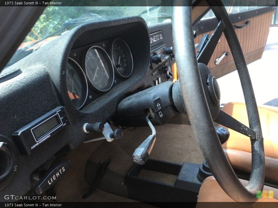 Tan Interior Steering Wheel for the 1973 Saab Sonett III #128538029