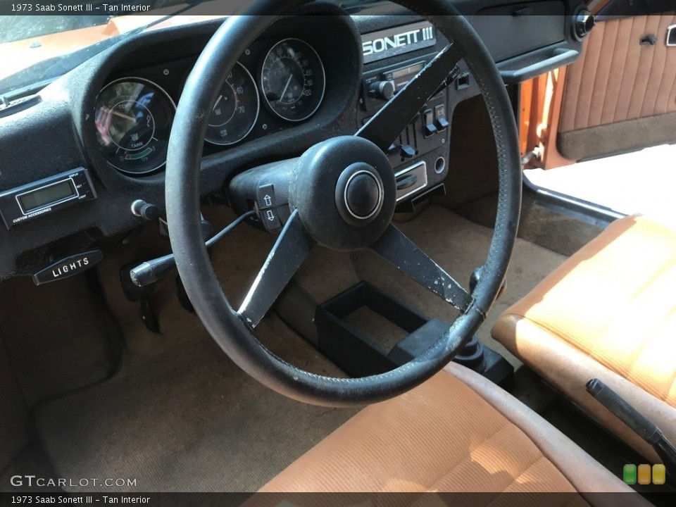 Tan Interior Steering Wheel for the 1973 Saab Sonett III #128538045