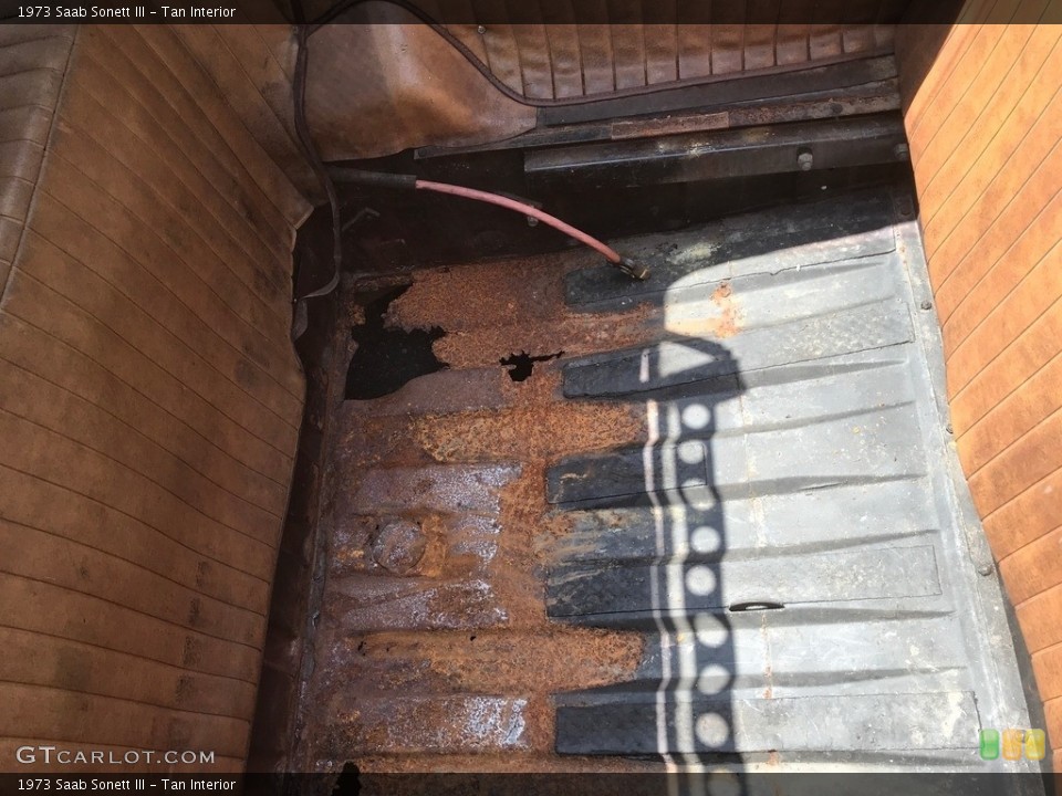 Tan Interior Trunk for the 1973 Saab Sonett III #128538157