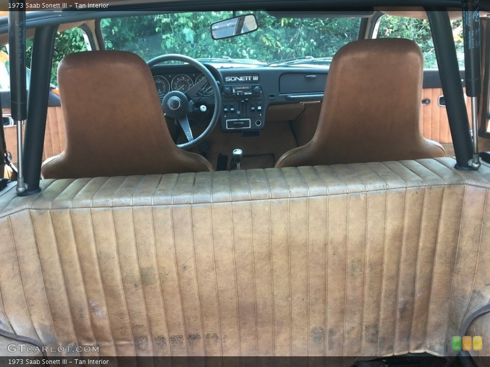 Tan Interior Rear Seat for the 1973 Saab Sonett III #128538219