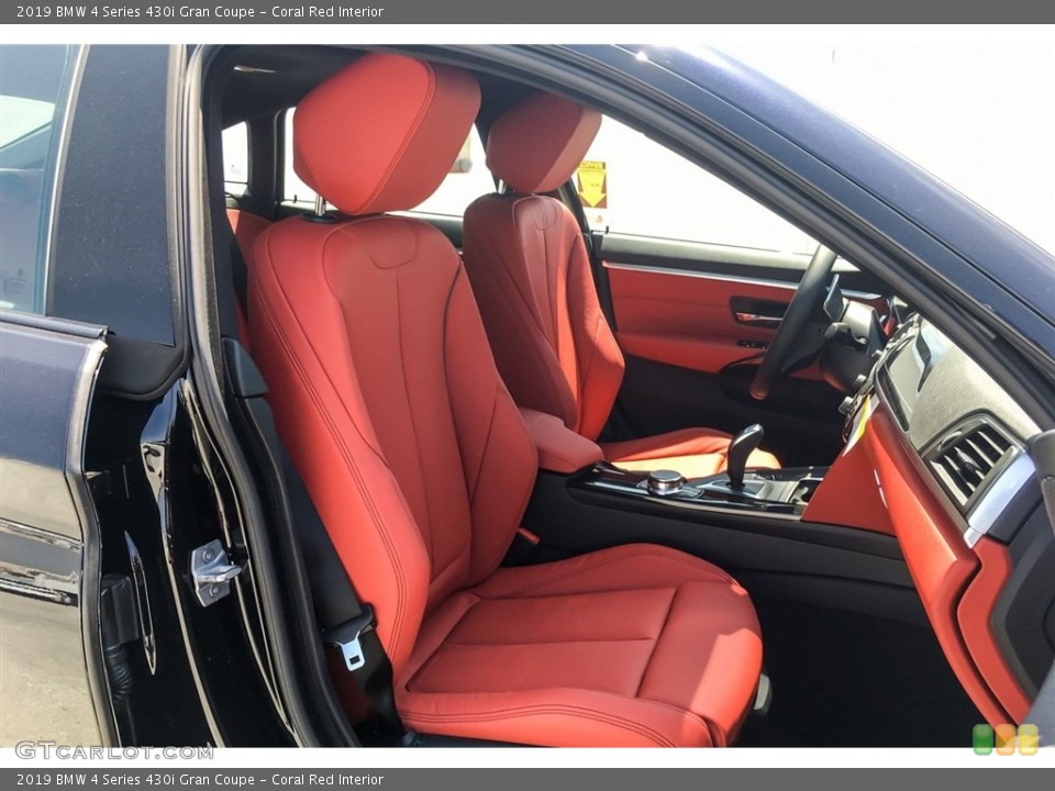 Coral Red Interior Photo for the 2019 BMW 4 Series 430i Gran Coupe #128543716