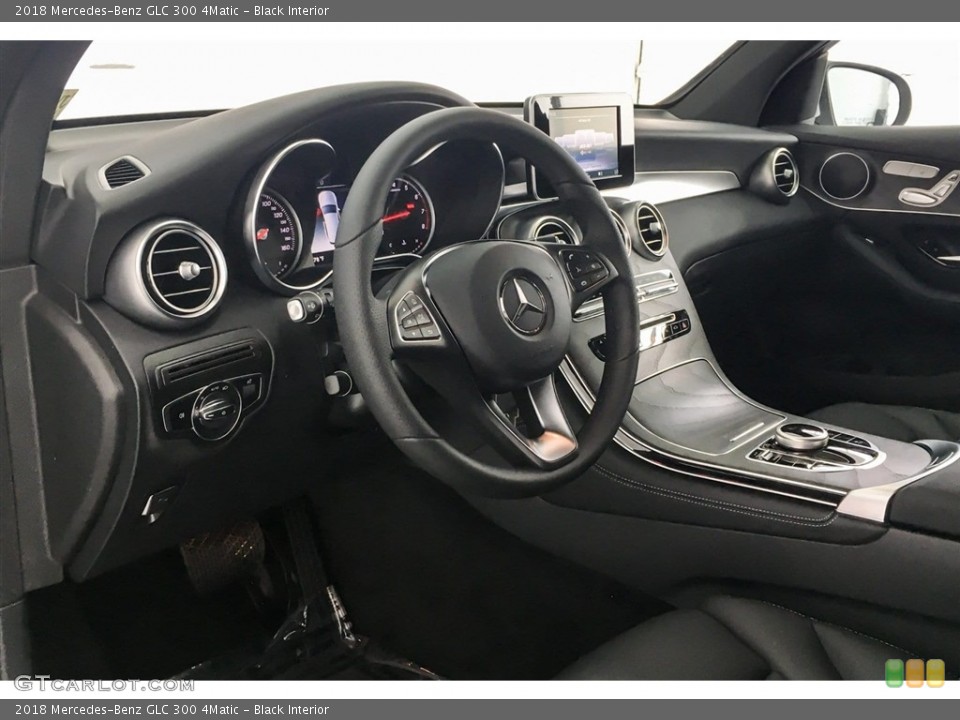 Black Interior Dashboard for the 2018 Mercedes-Benz GLC 300 4Matic #128545690