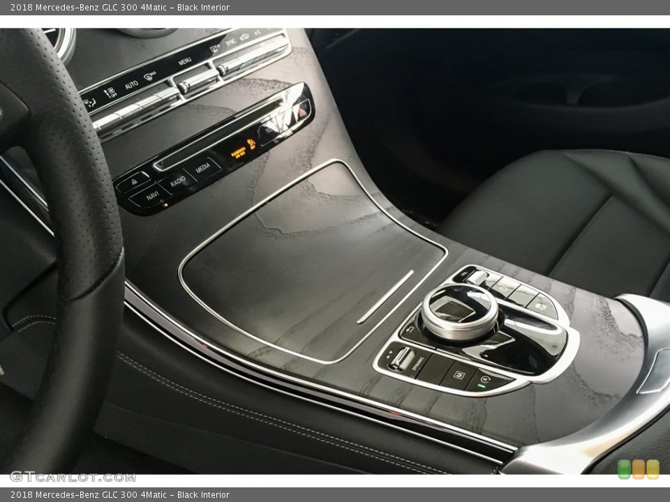 Black Interior Controls for the 2018 Mercedes-Benz GLC 300 4Matic #128545735