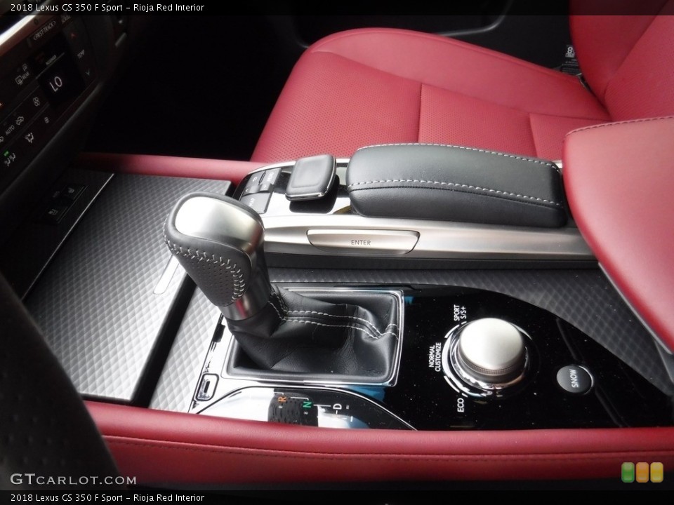 Rioja Red Interior Transmission for the 2018 Lexus GS 350 F Sport #128548165