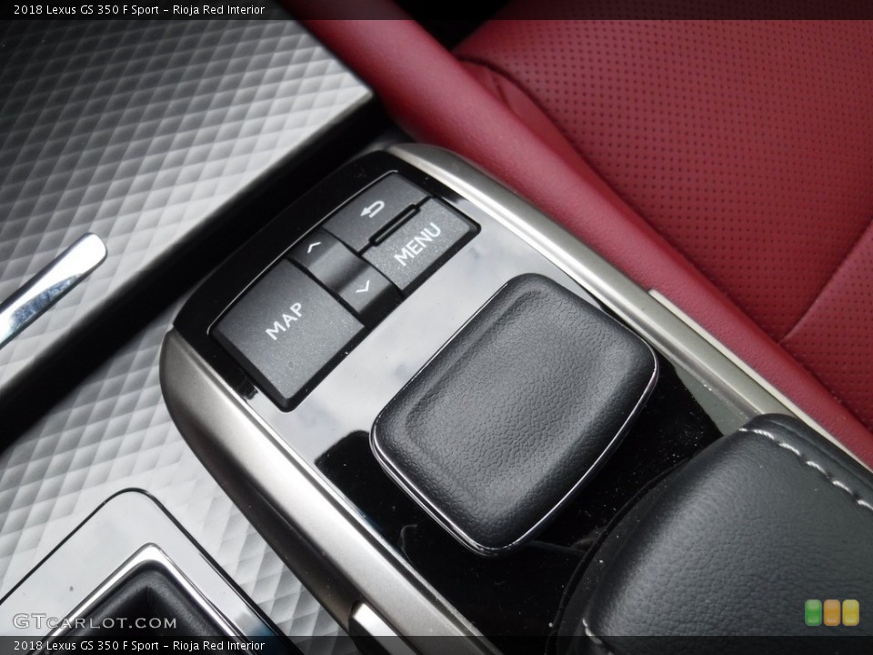 Rioja Red Interior Controls for the 2018 Lexus GS 350 F Sport #128548195