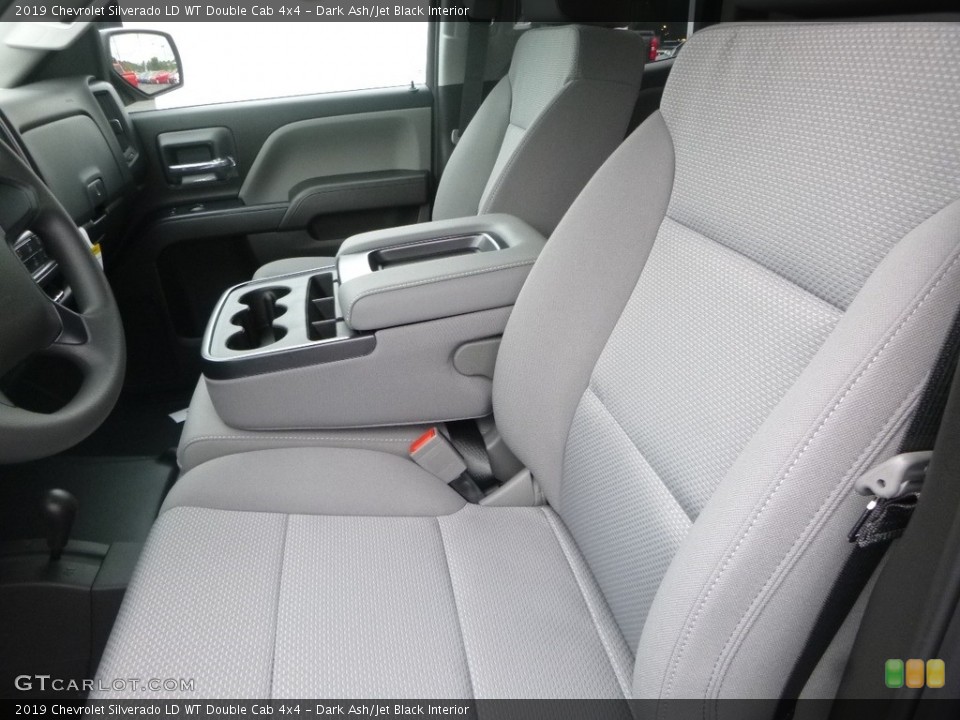 Dark Ash/Jet Black Interior Front Seat for the 2019 Chevrolet Silverado LD WT Double Cab 4x4 #128558563