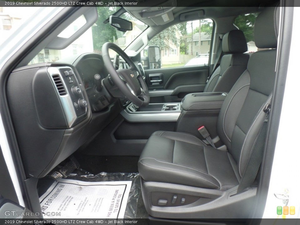 Jet Black Interior Photo for the 2019 Chevrolet Silverado 2500HD LTZ Crew Cab 4WD #128561131