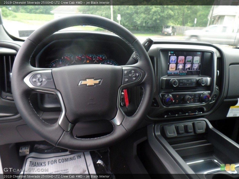 Jet Black Interior Controls for the 2019 Chevrolet Silverado 2500HD LTZ Crew Cab 4WD #128561149