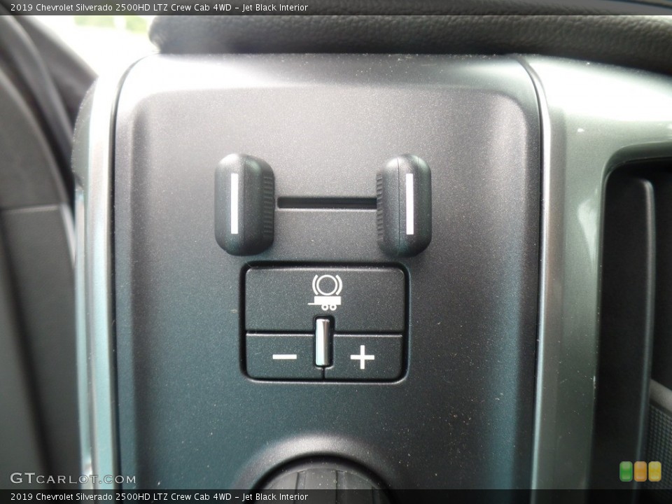 Jet Black Interior Controls for the 2019 Chevrolet Silverado 2500HD LTZ Crew Cab 4WD #128561182
