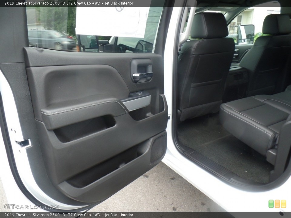 Jet Black Interior Rear Seat for the 2019 Chevrolet Silverado 2500HD LTZ Crew Cab 4WD #128561293