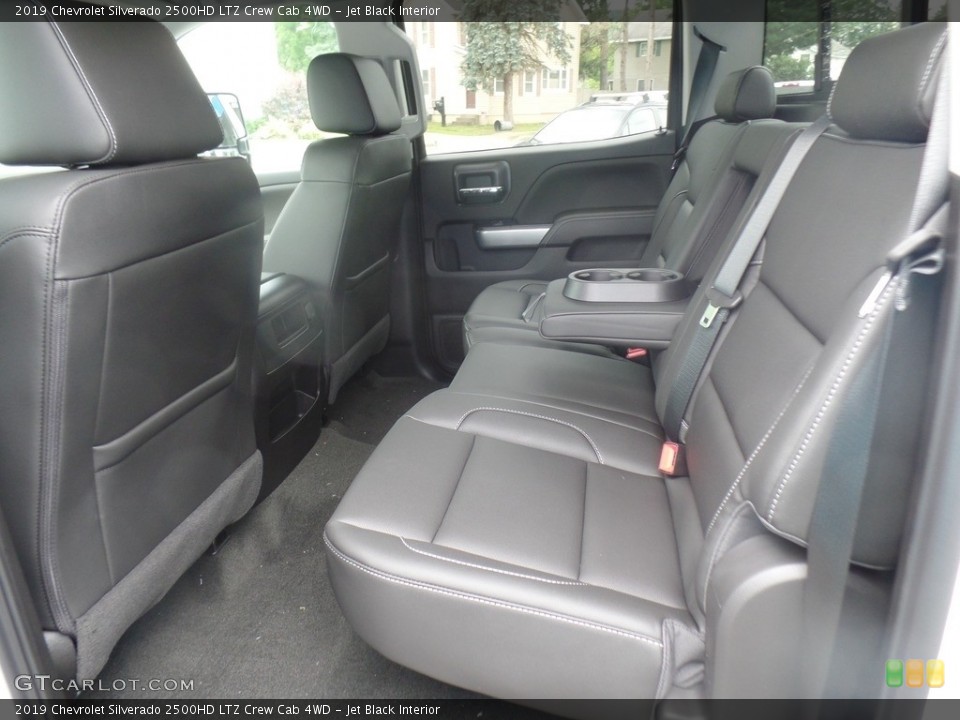 Jet Black Interior Rear Seat for the 2019 Chevrolet Silverado 2500HD LTZ Crew Cab 4WD #128561305