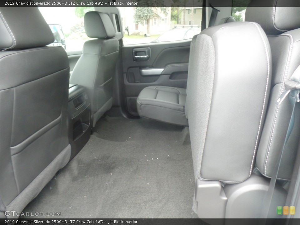 Jet Black Interior Rear Seat for the 2019 Chevrolet Silverado 2500HD LTZ Crew Cab 4WD #128561314