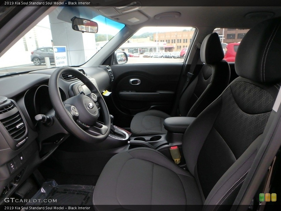 Black Interior Photo for the 2019 Kia Soul  #128565083