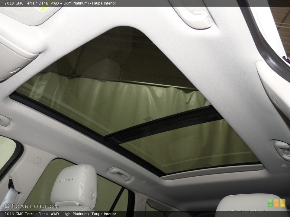 Light Platinum/­Taupe Interior Sunroof for the 2019 GMC Terrain Denali AWD #128567615