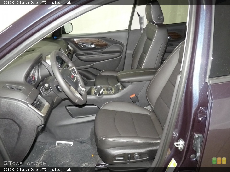 Jet Black Interior Front Seat for the 2019 GMC Terrain Denali AWD #128567846