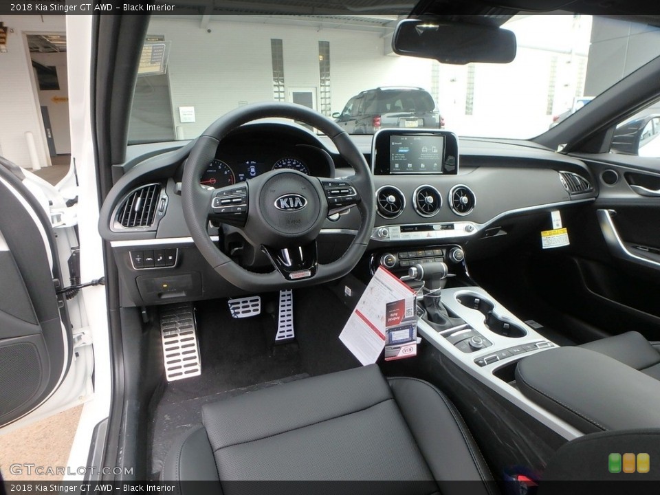 Black Interior Photo for the 2018 Kia Stinger GT AWD #128568693