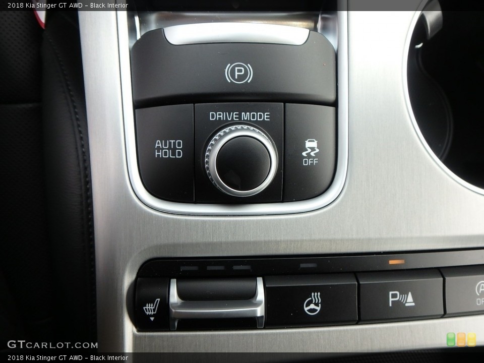 Black Interior Controls for the 2018 Kia Stinger GT AWD #128568822
