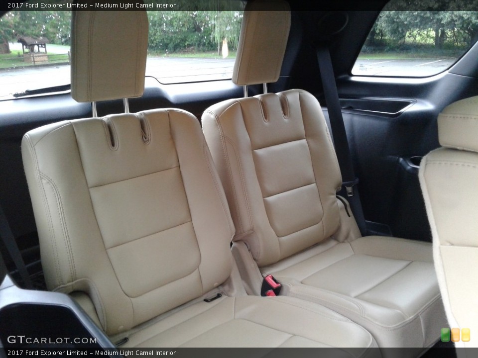 Medium Light Camel Interior Rear Seat for the 2017 Ford Explorer Limited #128584351
