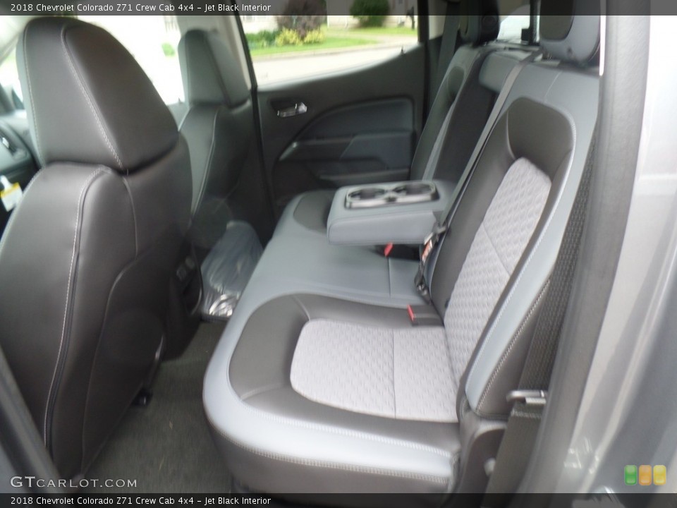 Jet Black Interior Rear Seat for the 2018 Chevrolet Colorado Z71 Crew Cab 4x4 #128590369