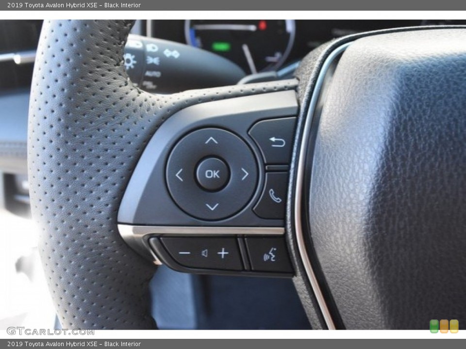 Black Interior Steering Wheel for the 2019 Toyota Avalon Hybrid XSE #128598064