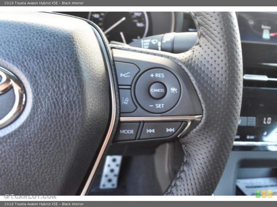 Black Interior Steering Wheel for the 2019 Toyota Avalon Hybrid XSE #128598070